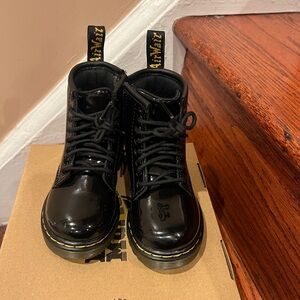 Excellent condition Toddler size 7 black Dr Marten boots.